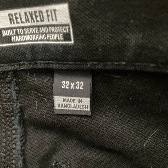 Carhartt Men's Rugged Flex Relaxed Fit Duck Double-Front Utility Work Pant Black - Picture 10 of 10